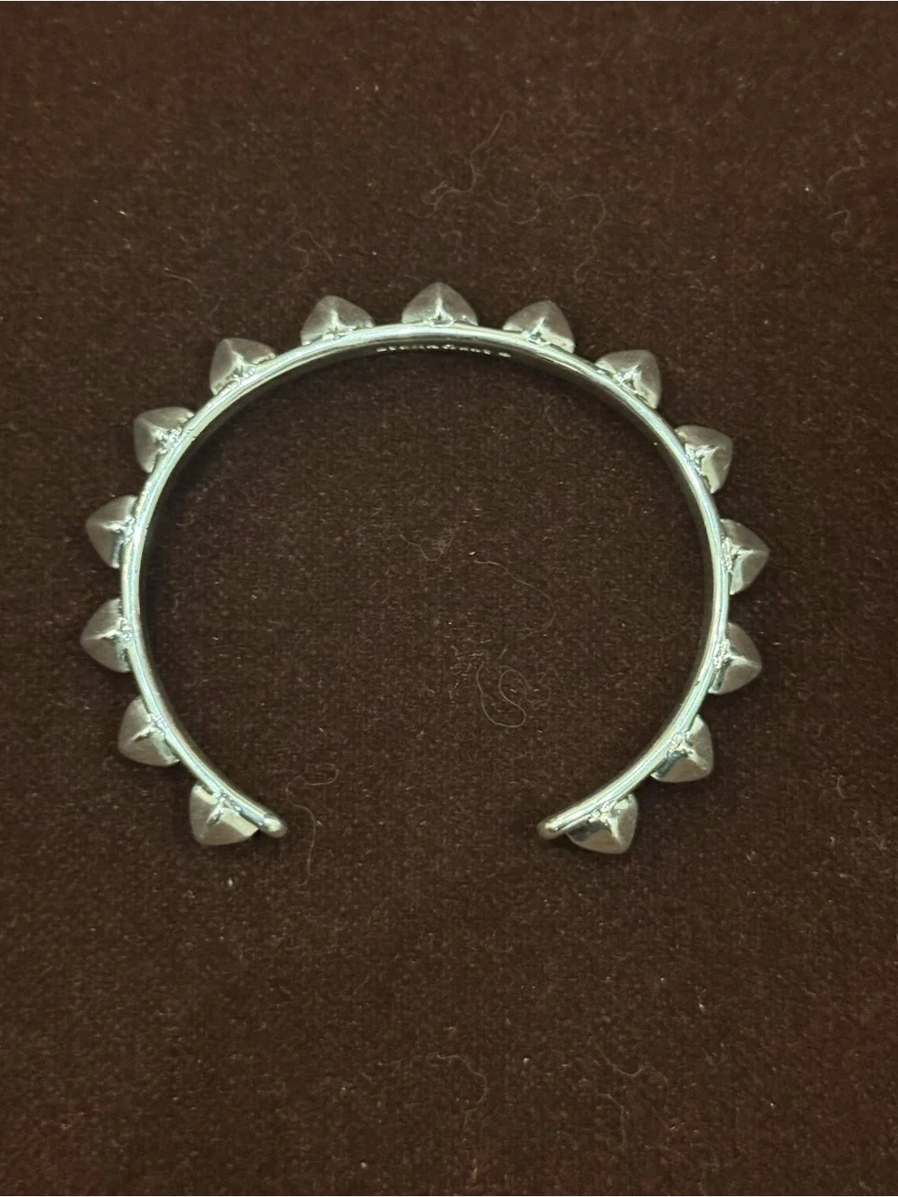 Stella & Dot Silver Spike Accent Cuff Bracelet - Women Jewelry